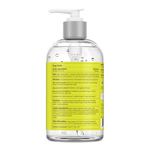 Lemyn Organics 12-pack sanitizer bottles labeled for safe daily use