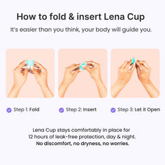 LENA Cup cleaning-container: convenient rinse and storage post-use.