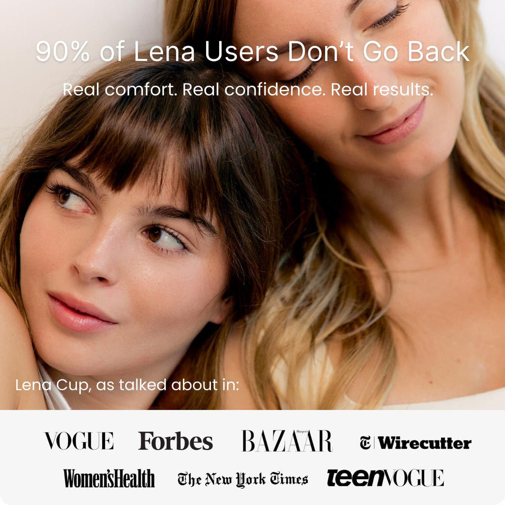 LENA Cup Original overnight wear for all-night protection