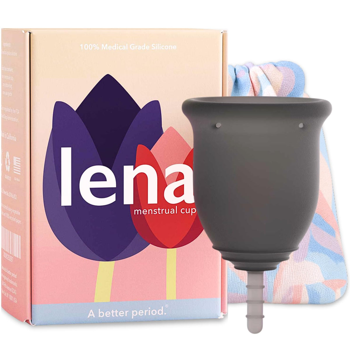 LENA Cup Original soft-fit packaging shows beginner-friendly comfort.