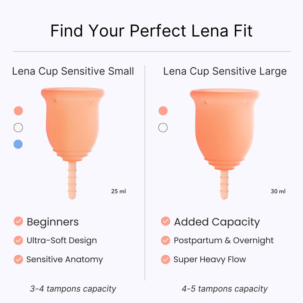 Lena Sensitive Large capacity for overnight protection and heavy flow.