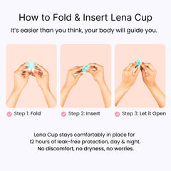Lena Sensitive Cup made in USA—premium silicone and allergen-free.