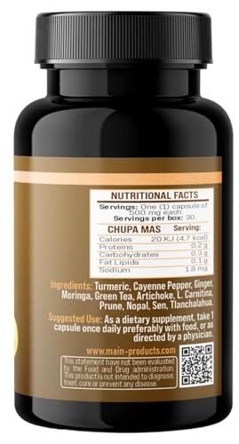 Ginger and green tea blend visible in Lenico ChupaMas container