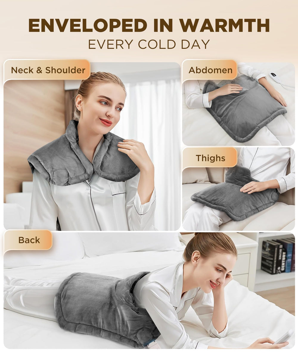 Lenmen gift-pack heating pad ready for gifting on holidays.