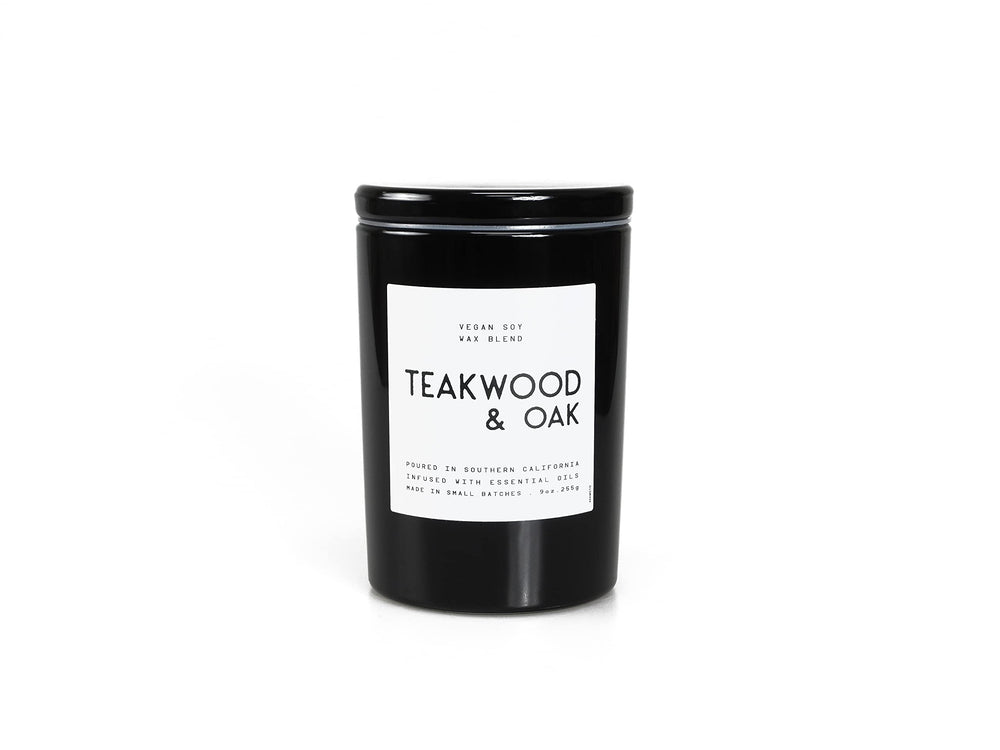 Leoben Co vegan candle showcases teakwood-oak notes for masculine space