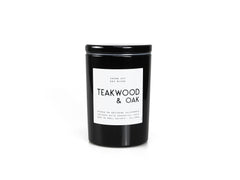 Leoben Co vegan candle showcases teakwood-oak notes for masculine space
