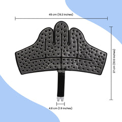 LEONNS ankle-flexible-fit pad enables secure comfort during sessions.