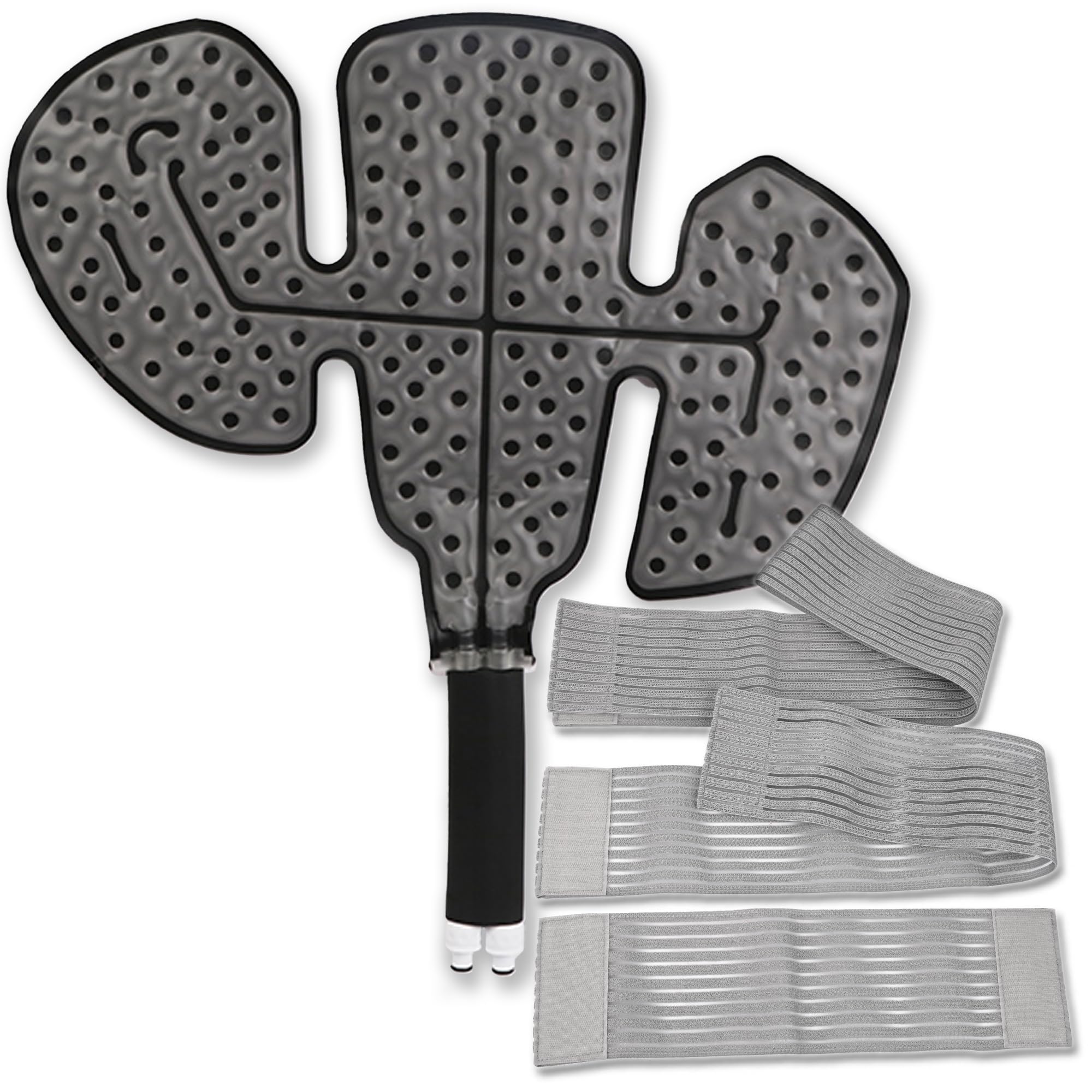 LEONNS cold therapy hip pad front view showing contoured fit for targeted relief