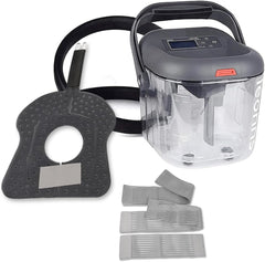 LEONNS cold therapy machine front view with knee pad for post-surgery relief.