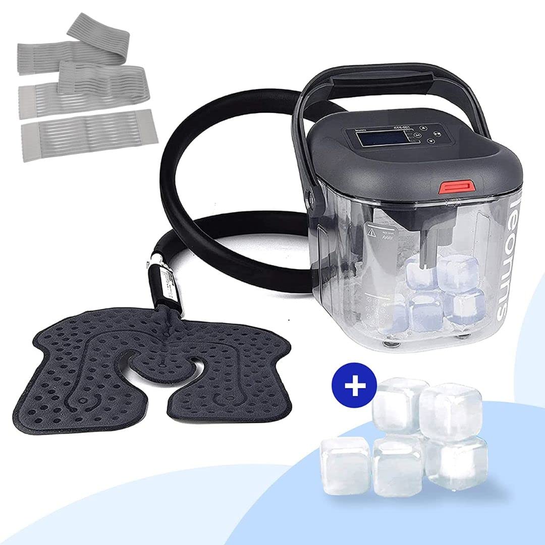 LEONNS cold therapy machine and knee pad for targeted relief after surgery.