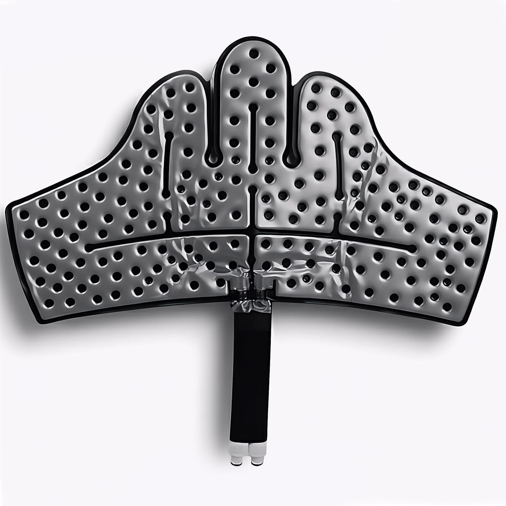 LEONNS cold therapy pad shows ankle compatibility for targeted cooling.