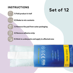 LEONNS undergarment ready pad stays secure with strong adhesive backing