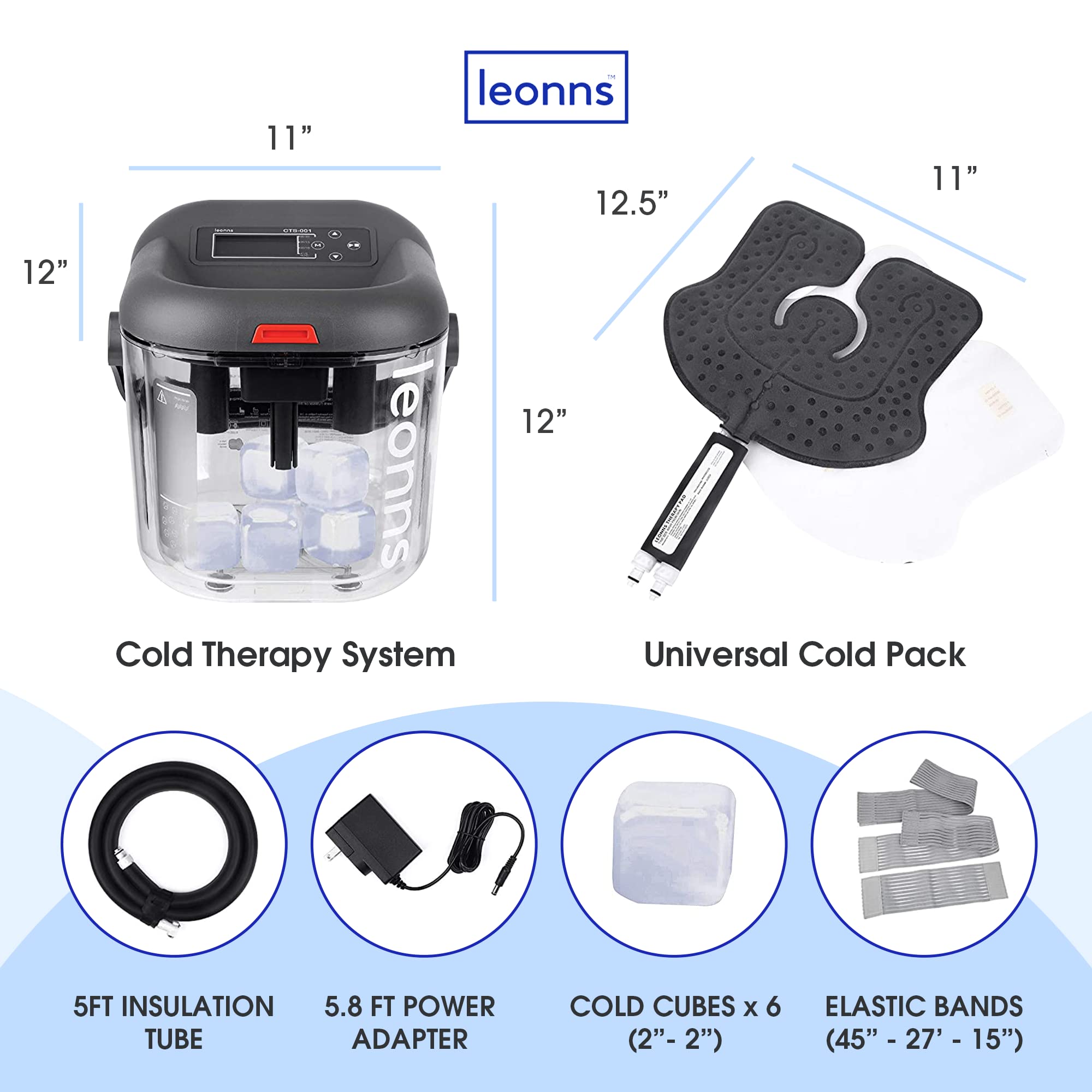 LEONNS universal therapy pad relief for multiple body areas.
