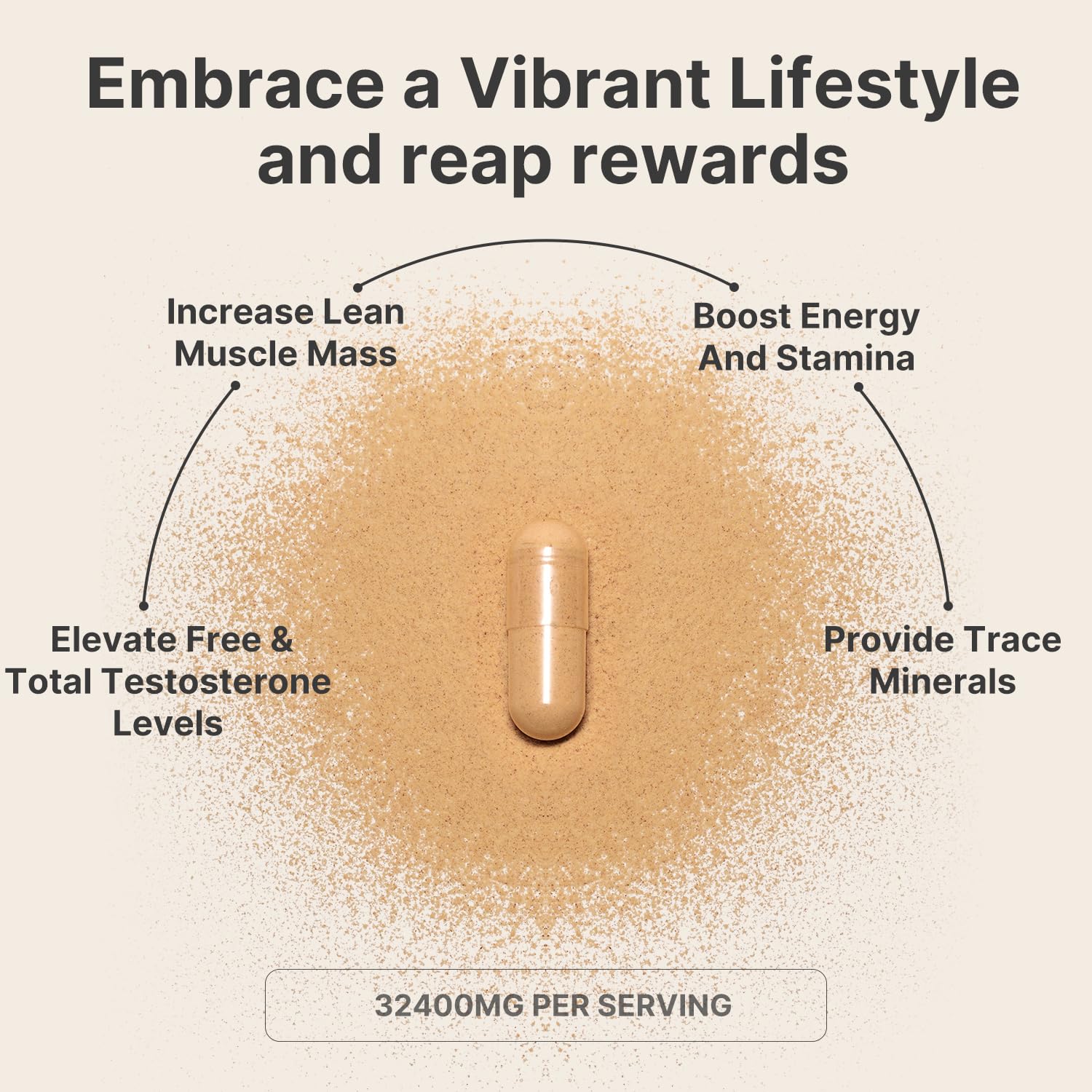 Leotri formula label highlights Tongkat Ali Ashwagandha and Shilajit for performance.