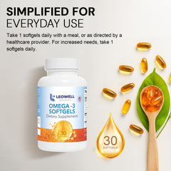 LEOWELL Omega-3 cap release demonstrates smooth consumption with minimal aftertaste