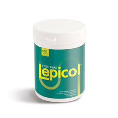 Lepicol Original Formula 180 Vegicaps bottle; convenient daily capsules for digestive comfort
