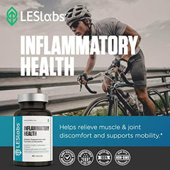 USA-manufactured badge on LES Labs Inflammatory Health packaging for quality assurance.
