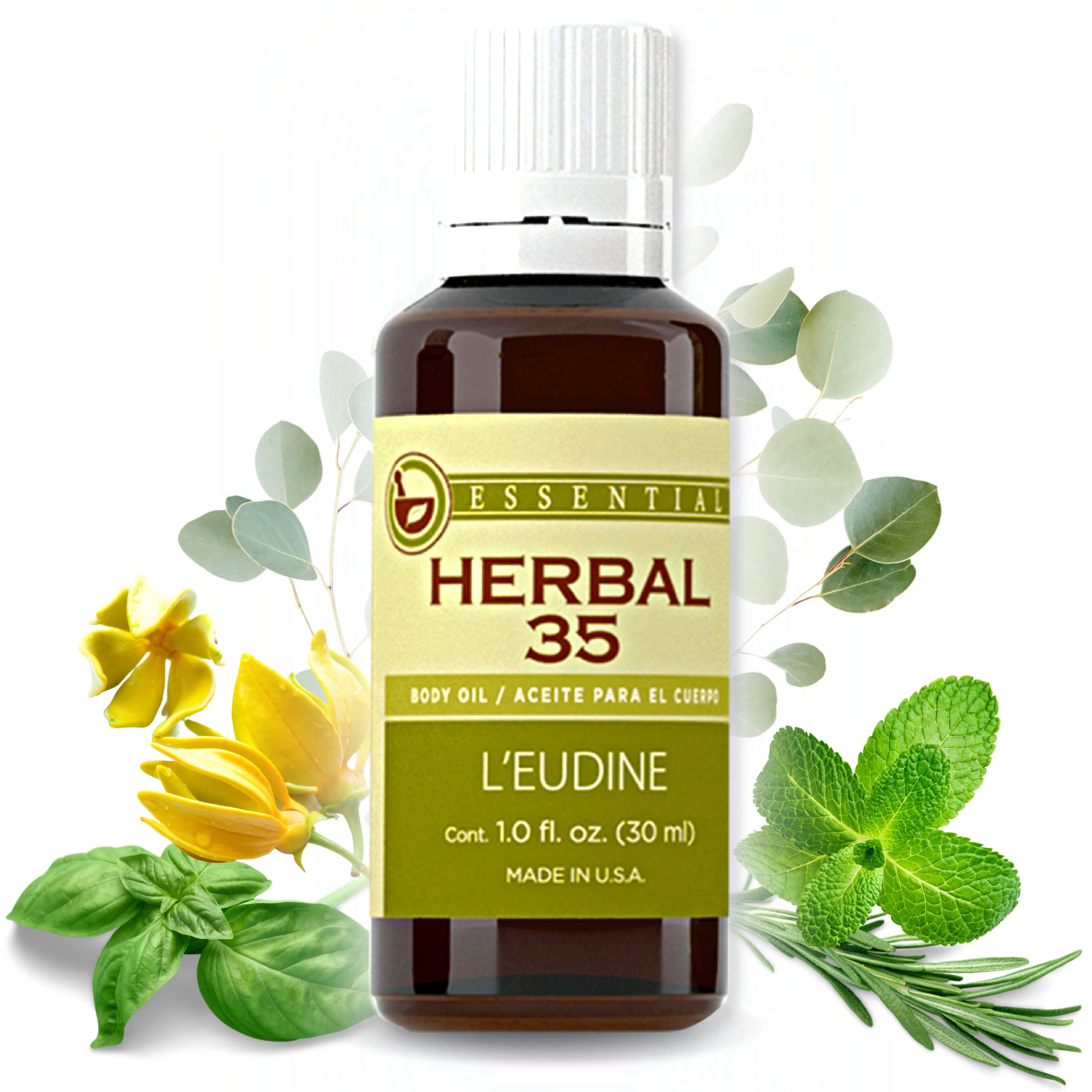 L’EUDINE Herbal 35 bedtime diffusion scene promoting peaceful sleep.