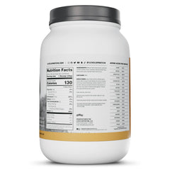 Levels Vanilla Cinnamon whey creates silky froth after shake.