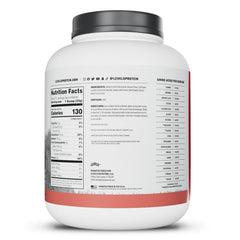 Levels Whey concentrate with cold-process microfiltered badge.