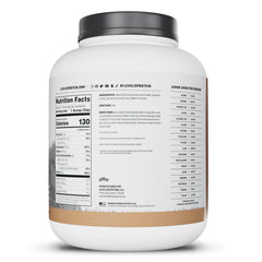 Levels Whey protein dissolved in glass for a ready-to-drink shake.