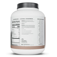 USA-made label on Levels whey protein package