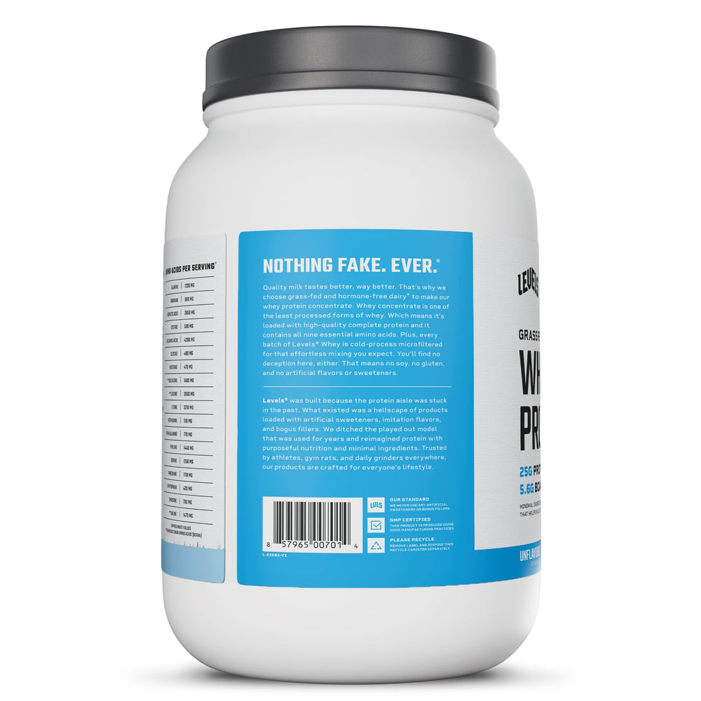 Levels no artificial flavors label signals clean daily use