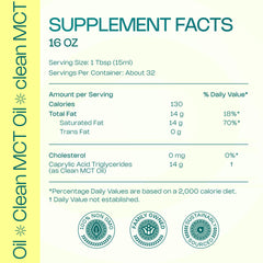 LevelUp C8 MCT Oil pour shows tasteless addition to coffee and smoothies