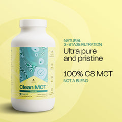 LevelUp Clean MCT Oil Capsules used in coffee for fast energy.