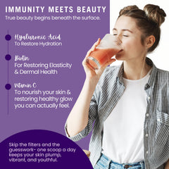 Leverage ingredients list on packaging showing NMN and antioxidants.