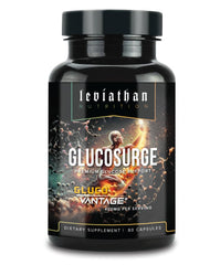 Leviathan GlucoSurge bottle with capsules for daily wellness