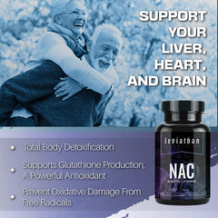 Leviathan NAC capsules in hand illustrating easy daily supplement ritual