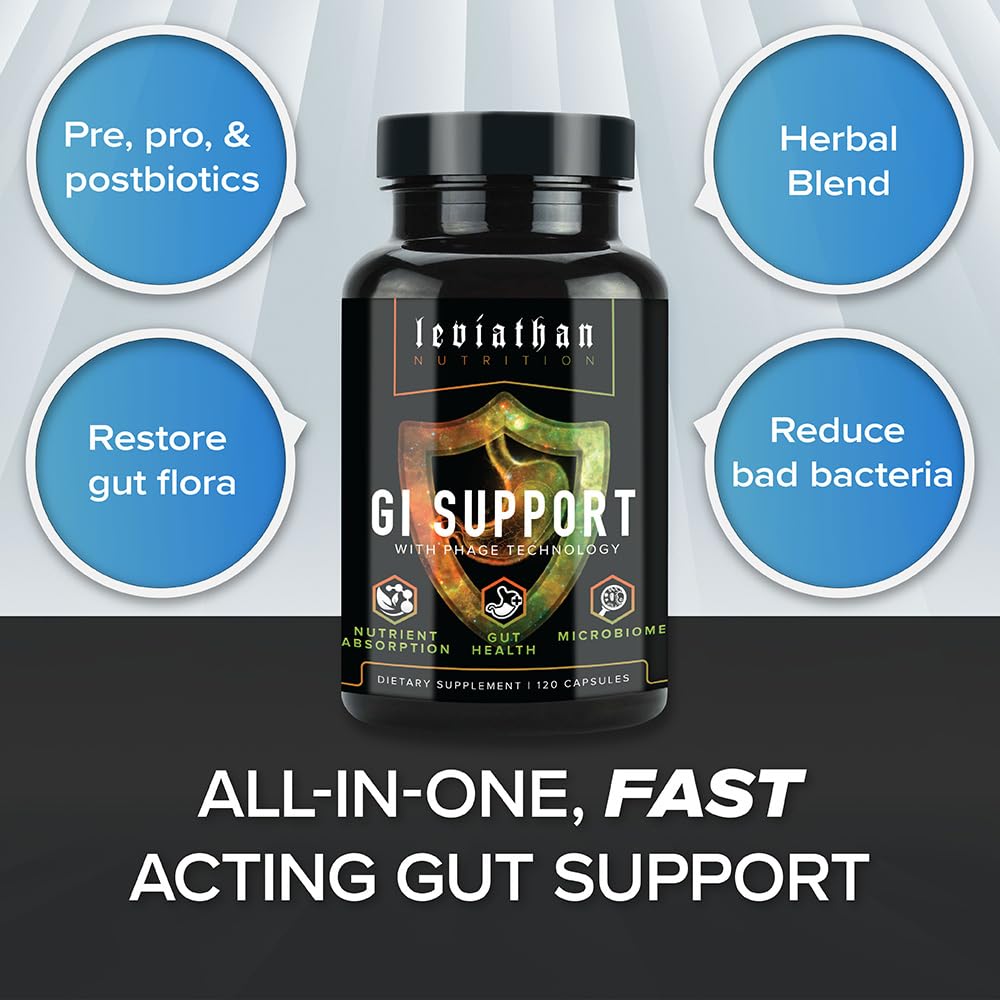 Leviathan Nutrition GI packaging label highlighting zinc-L-carnosine