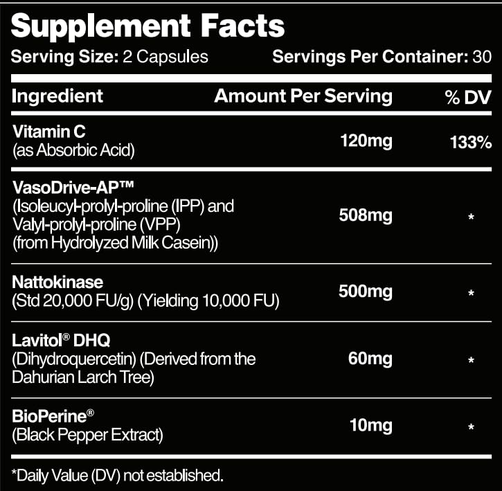 Leviathan Nutrition Hemo Flow capsules highlighted for nattokinase and plant-based formula for daily use