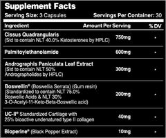Leviathan Nutrition Joint Support capsules closeup highlights capsule form for daily joint use