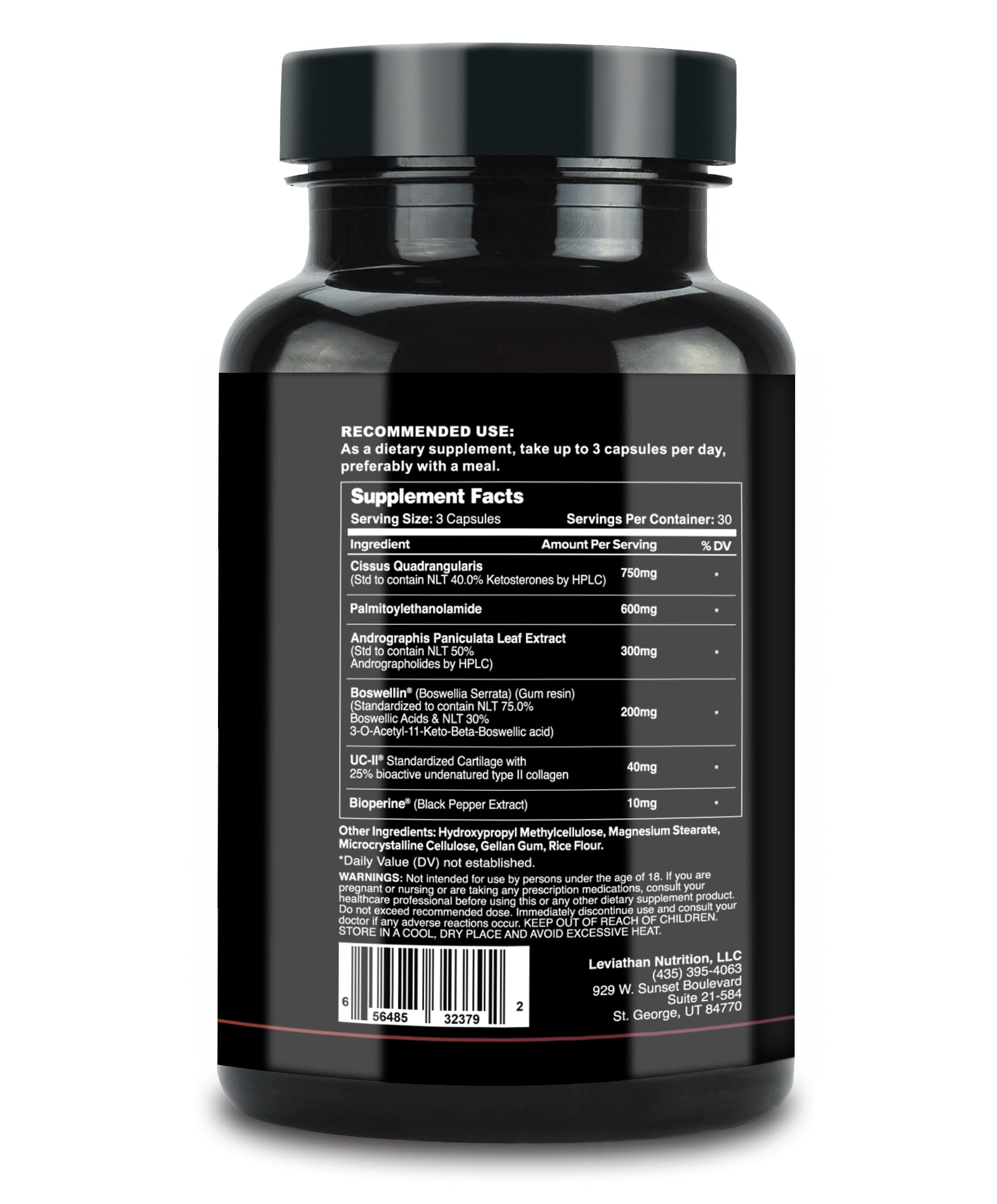 Leviathan Nutrition Joint Support in-use scene shows practical daily supplementation for mobility