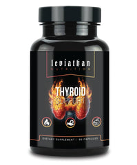 Leviathan Thyroid Support bottle front promotes daily energy balance