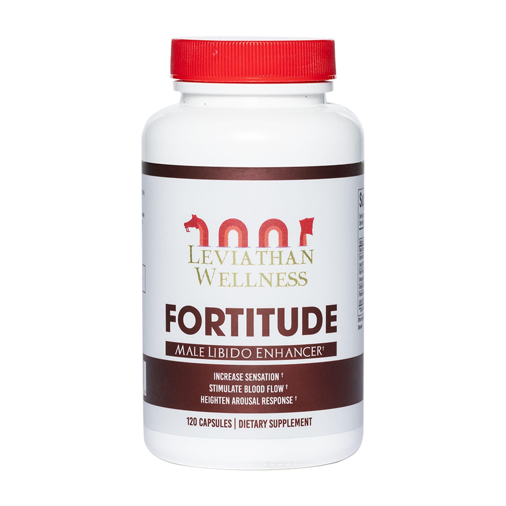 Leviathan Wellness Fortitude bottle front view for daily vitality potential