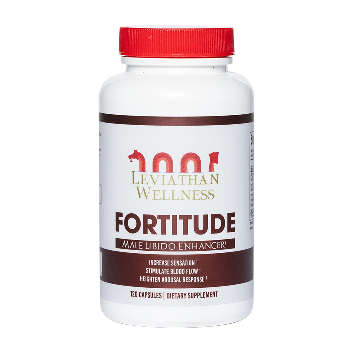 Leviathan Wellness Fortitude bottle front view for daily vitality potential