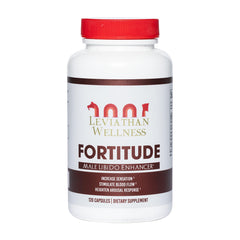 Leviathan Wellness Fortitude bottle front view for daily vitality potential
