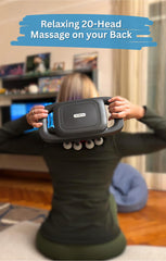 LEVILO 20-head massage gun with ergonomic heads for targeted muscle relief