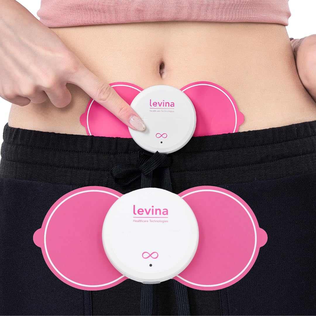 Levina RS-38 wireless TENS device for on-the-go relief without medications.