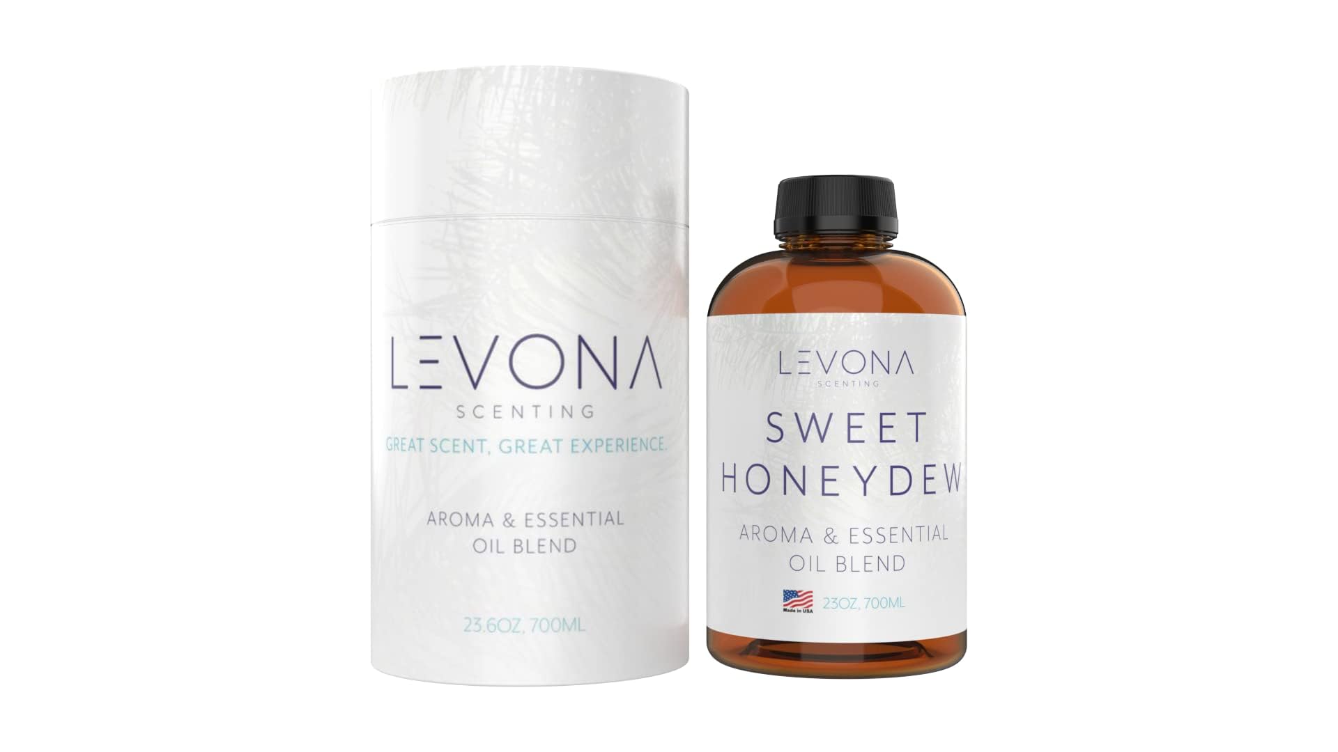 LEVONA SCENT Sweet Honeydew bottle close-up for premium home fragrance.