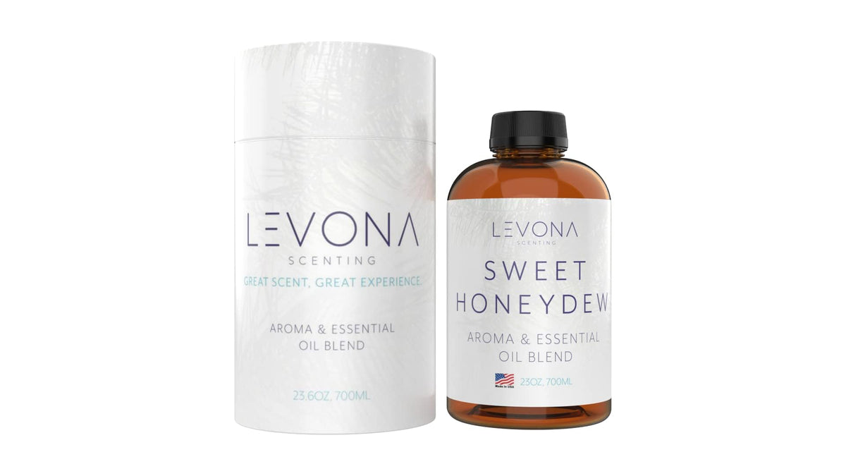 LEVONA SCENT Sweet Honeydew bottle close-up for premium home fragrance.