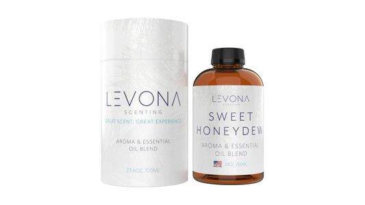 LEVONA SCENT Sweet Honeydew bottle close-up for premium home fragrance.