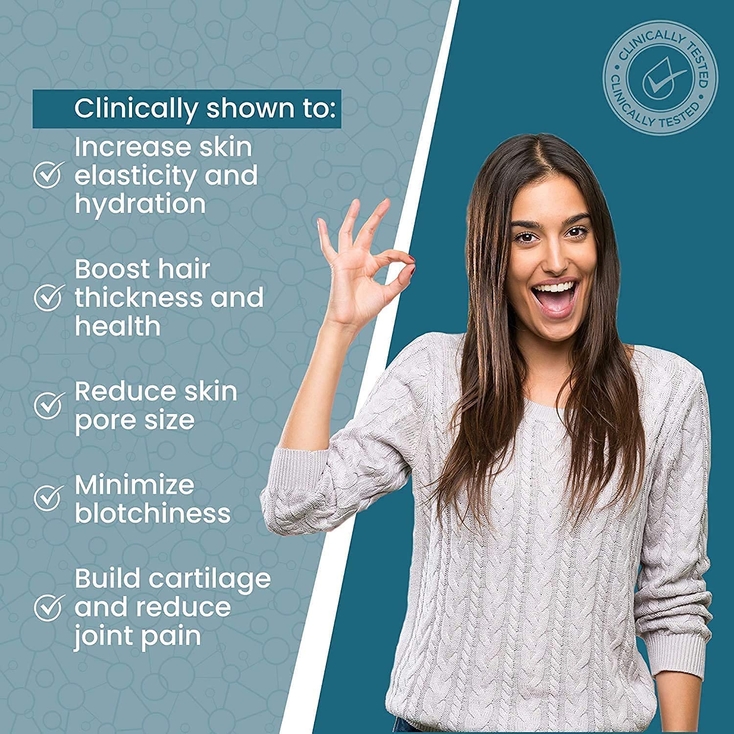 Lewis Labs collagen pills closeup highlights grass-fed sources for high-quality collagen