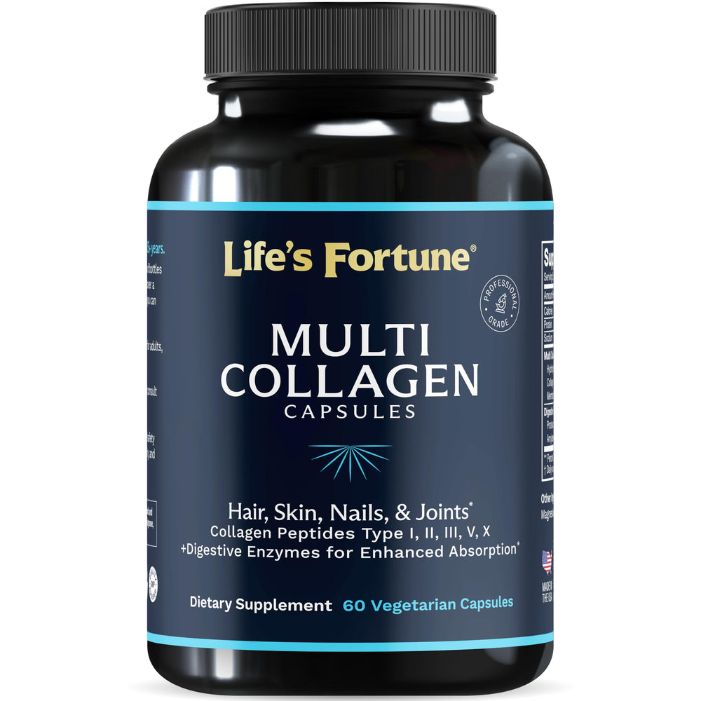 Lewis Labs Multi Collagen Powder tub front view for unflavored daily mixing