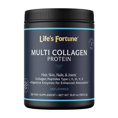 Lewis Labs Multi Collagen bottle close-up highlighting skin, hair, and joint support.