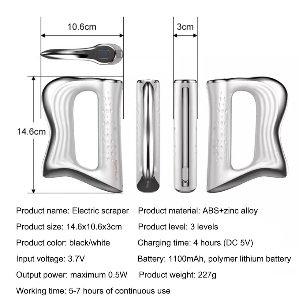 lewitools fascia knife hand-on-device with ergonomic handle for targeted relief.