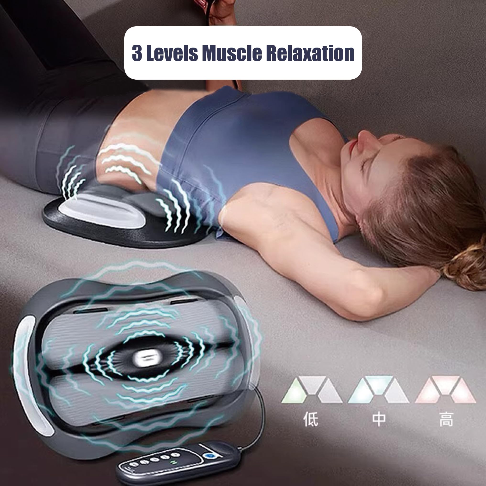 lewitools-lumbar-stretcher heat-therapy highlights warm therapy for soothing warmth